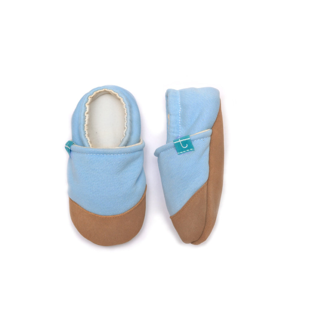 Light Blue Child Slippers