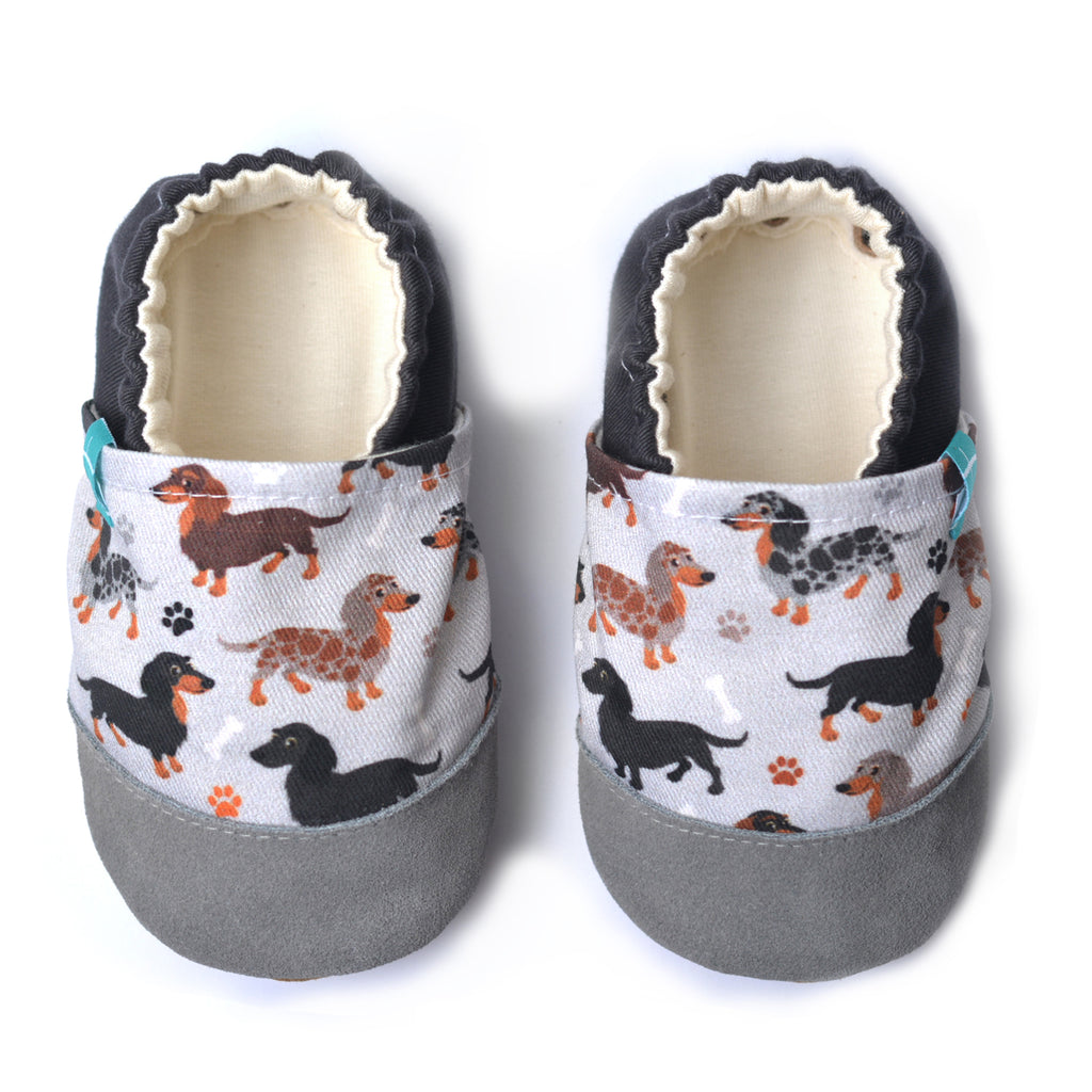 Flauschige Hunde-Kinderpantoffeln