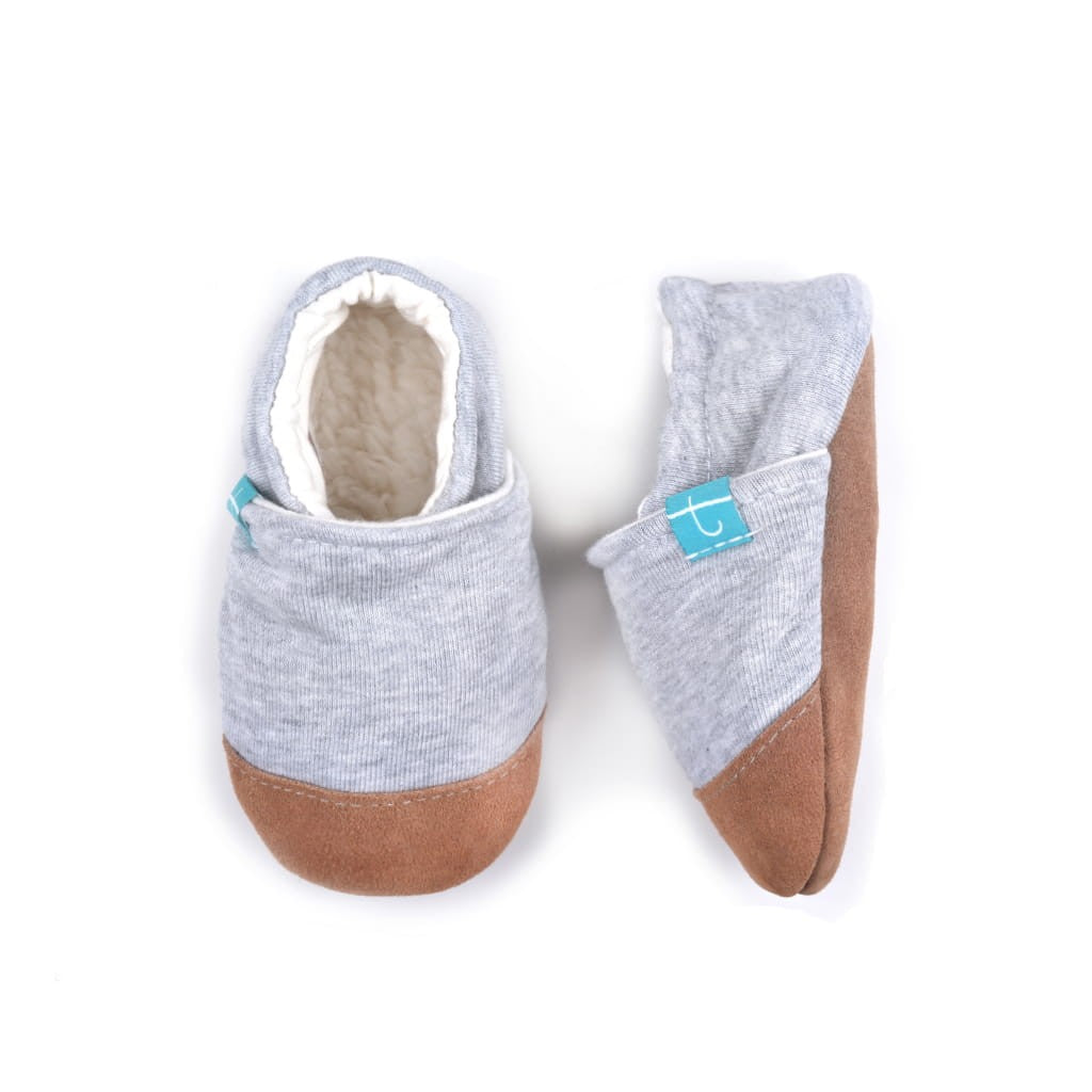 Grey Child Slippers