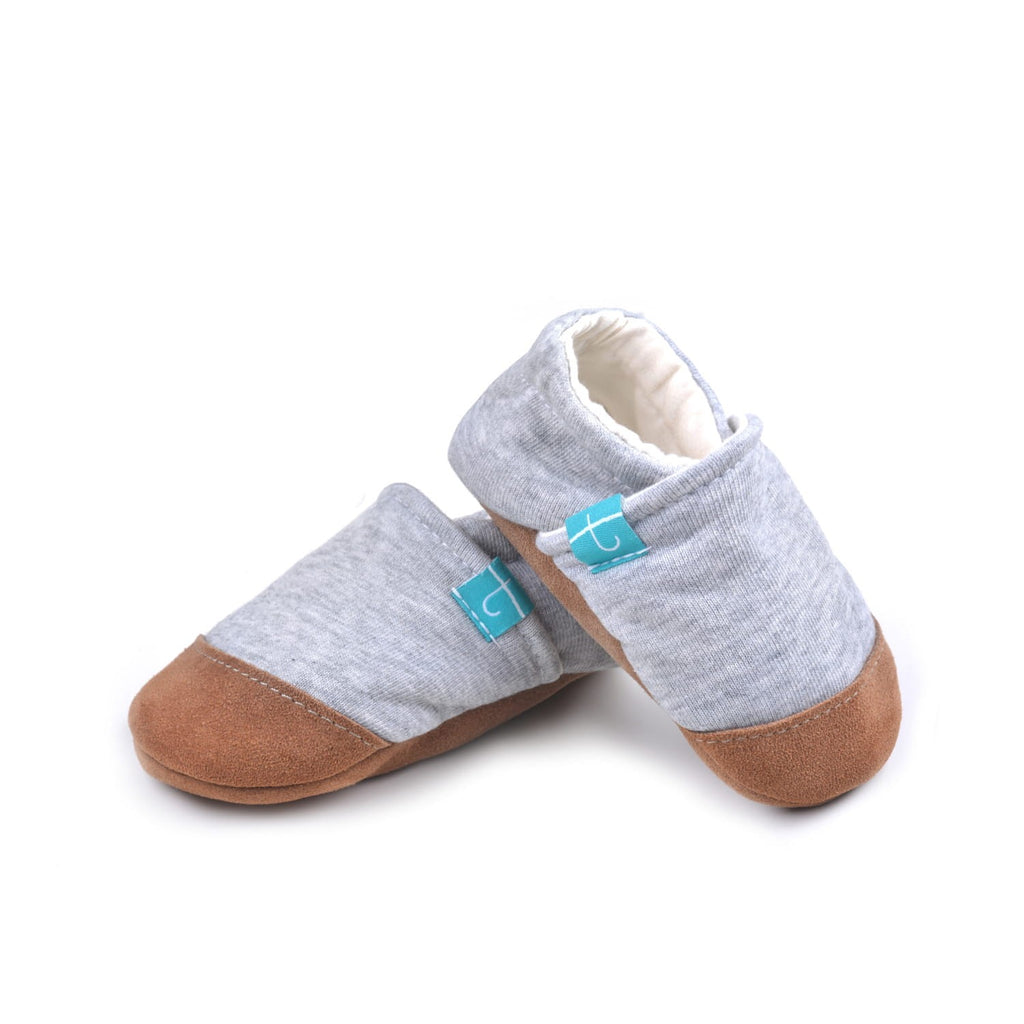 Grey Child Slippers