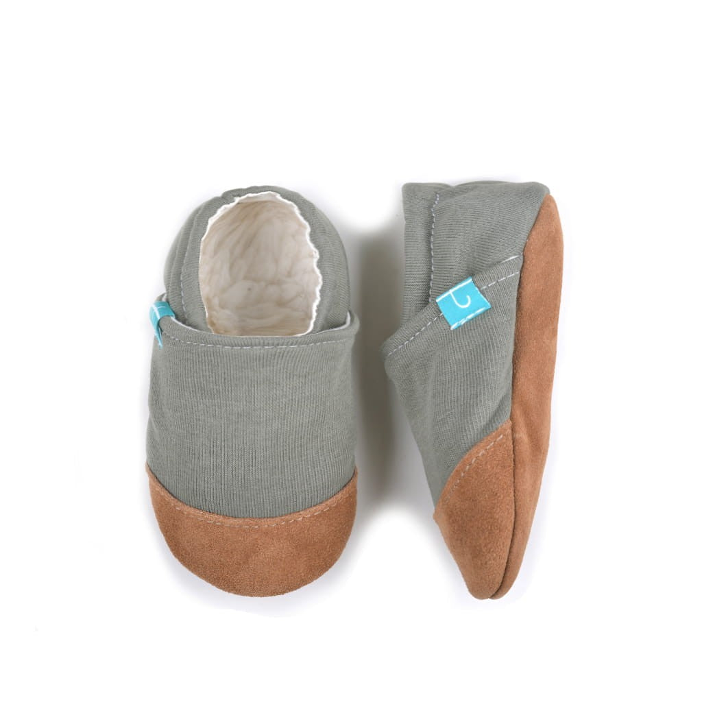 Olive Child Slippers