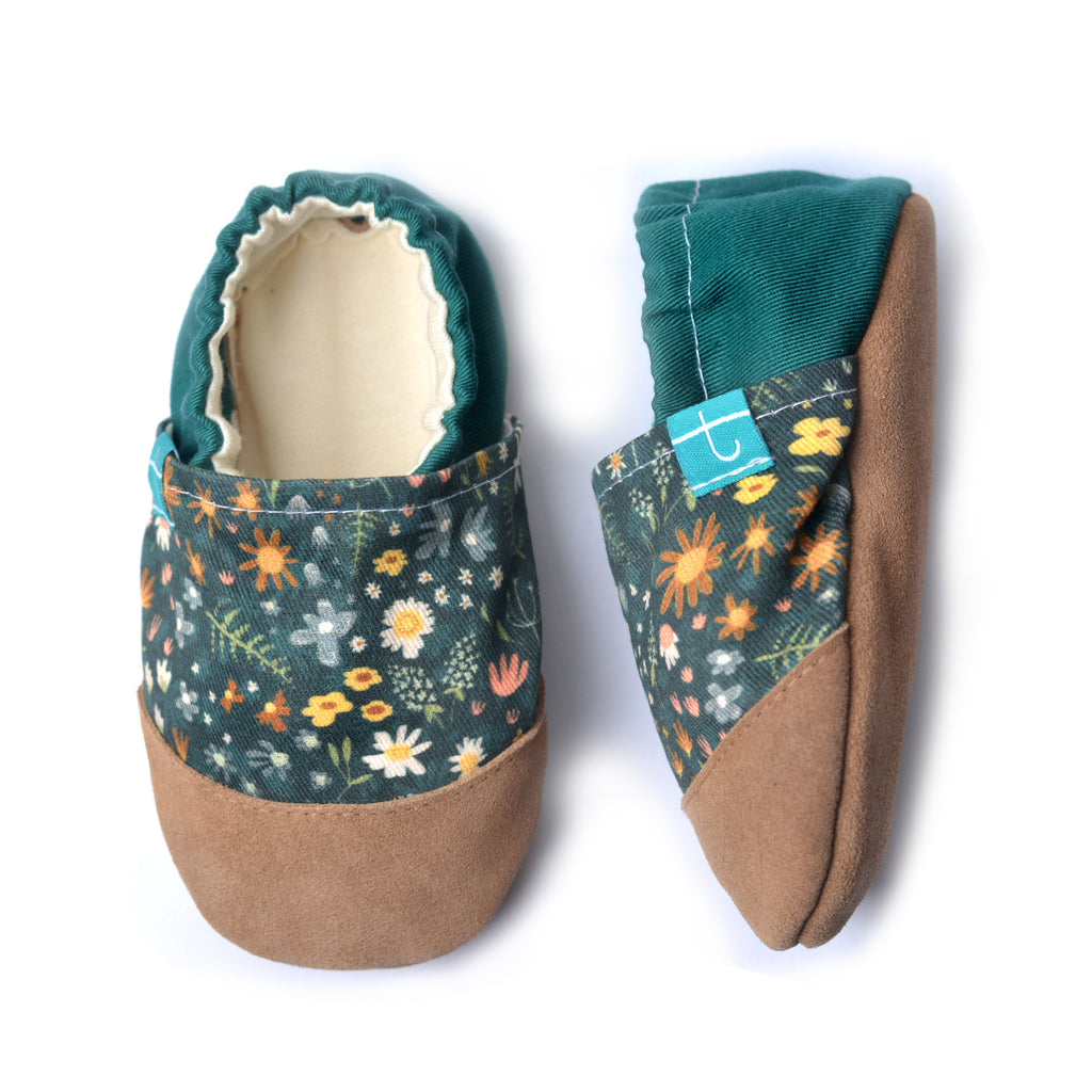 Pantoufles enfant prairie d'automne