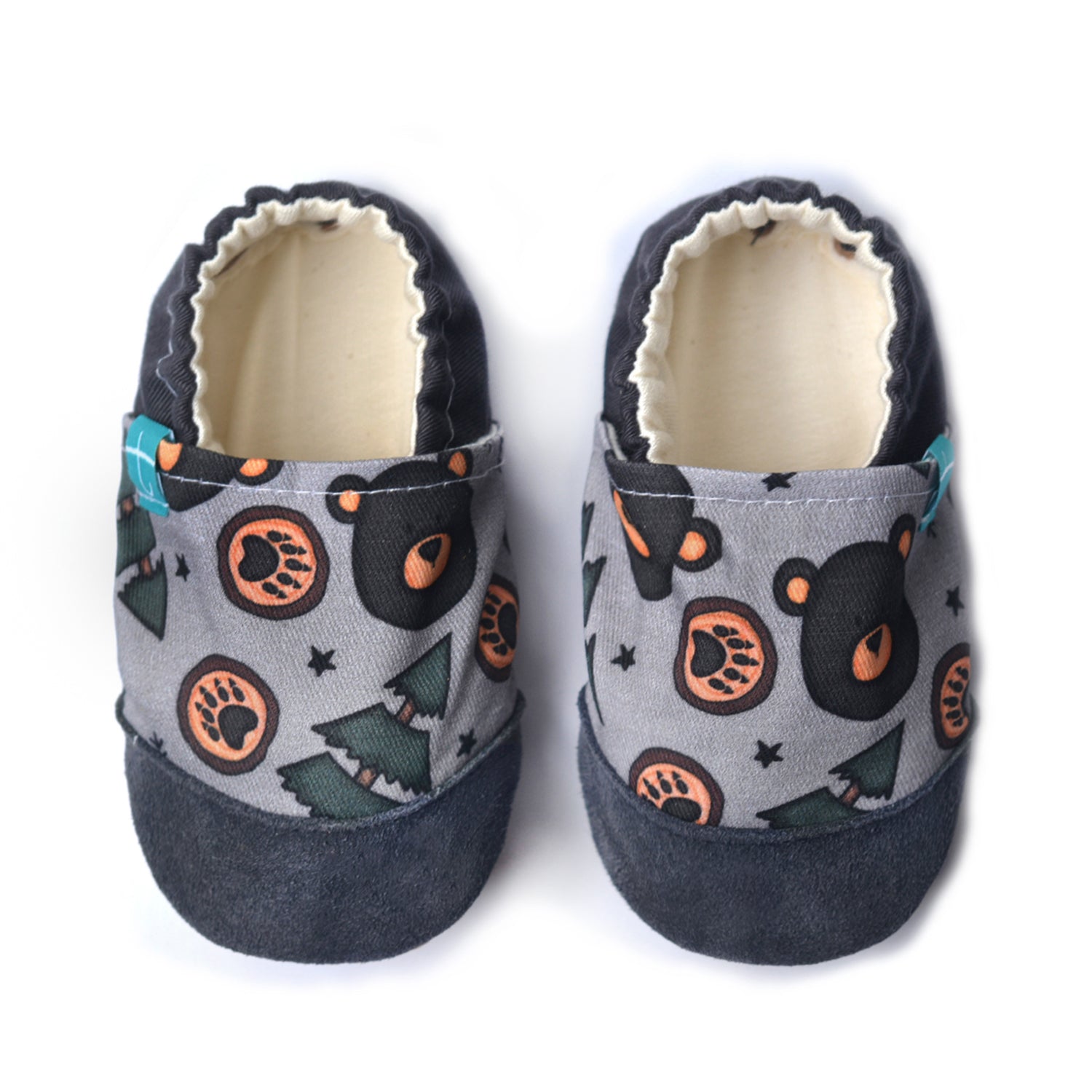 Pantoufles enfant Ours Gris