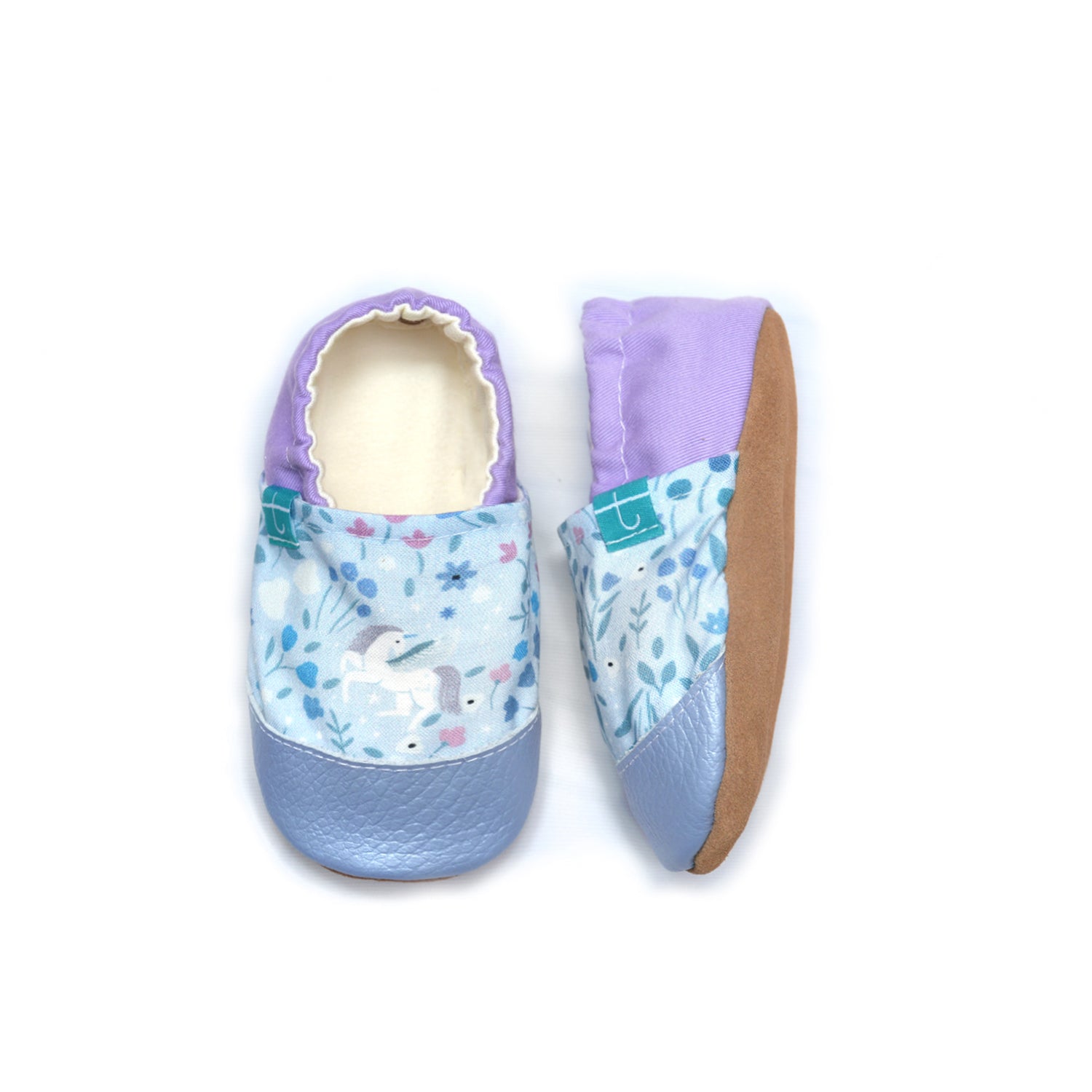 Blue Unicorn Child Slippers