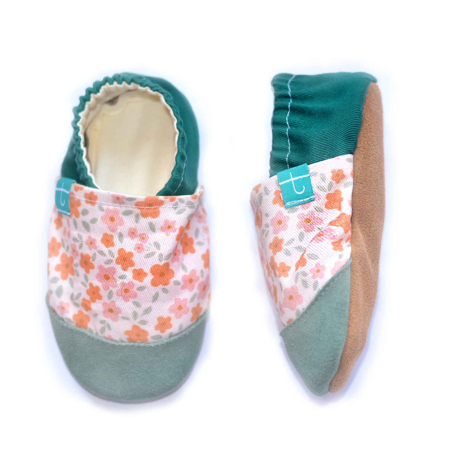 Pantoufles enfant aux fleurs d'automne