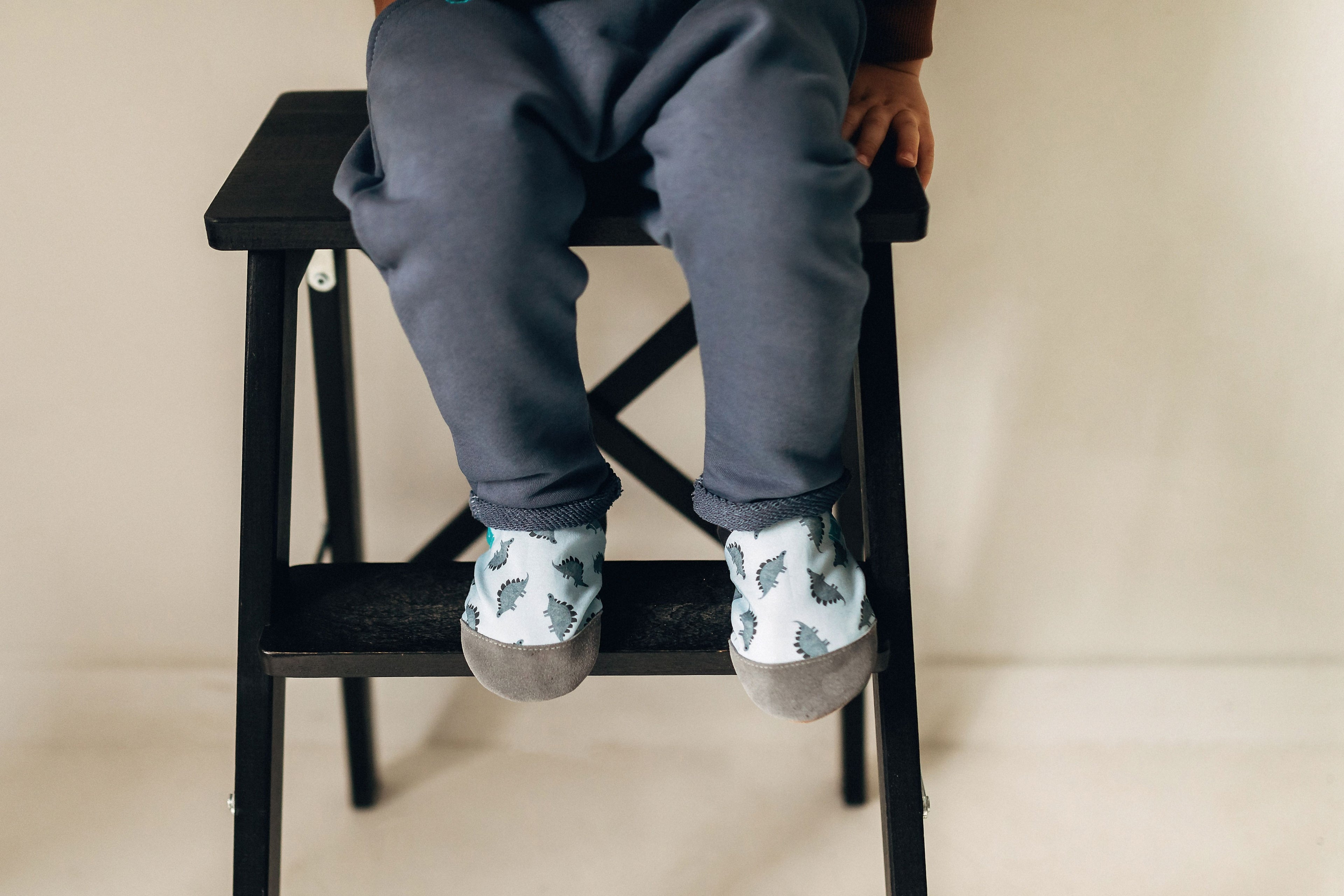 Pantoufles DINO GRISES