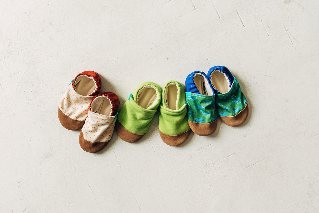 Pantoufles vert citron