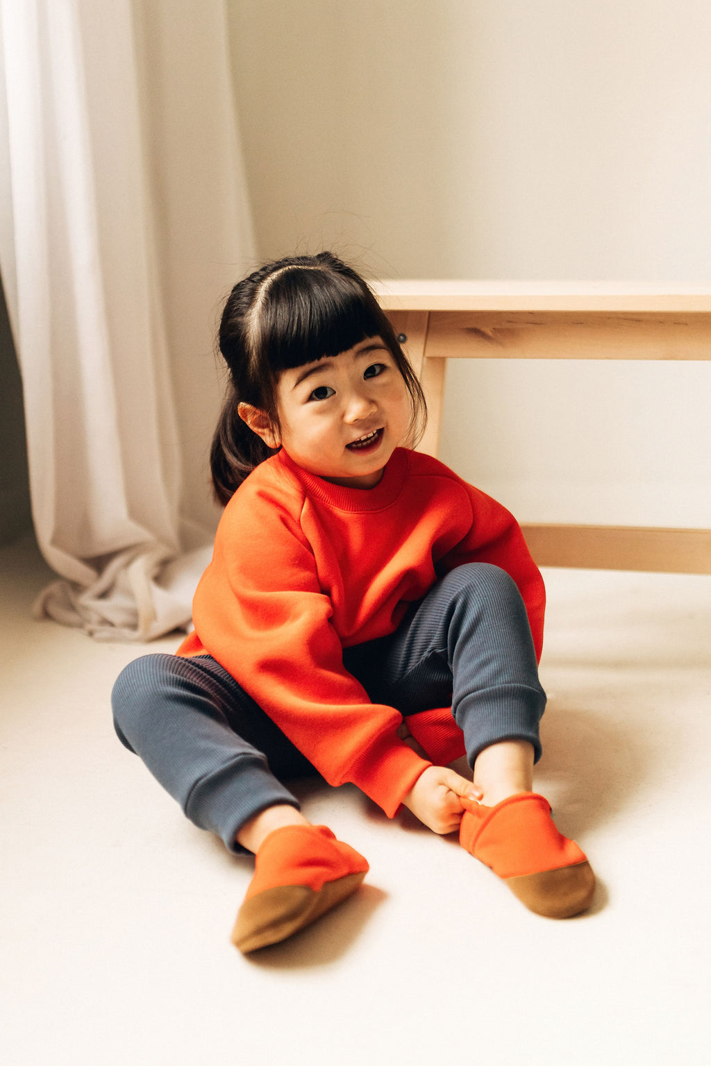 Pantoufles bleu électrique