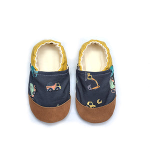Navy Builders Child Slippers