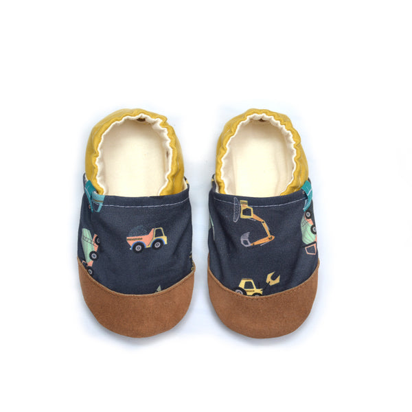 Navy Builders Child Slippers