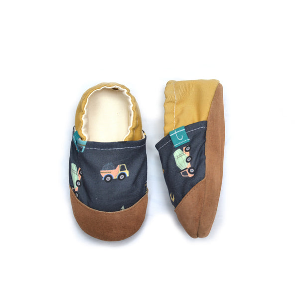 Navy Builders Child Slippers
