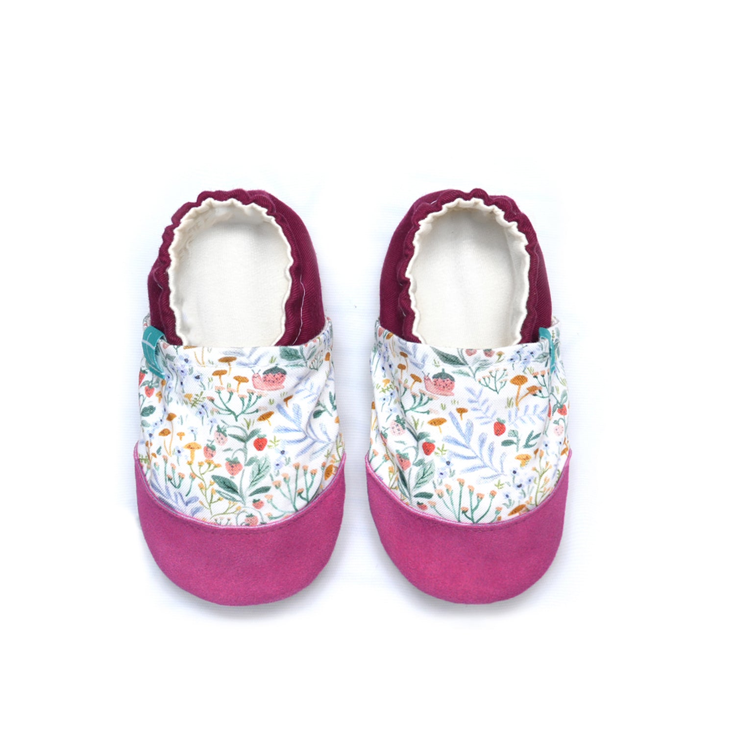 Pink Meadow Child Slippers