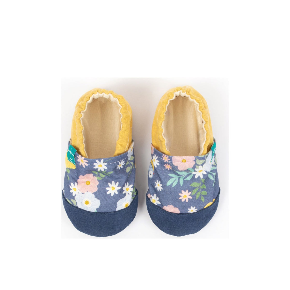 Blue Birdie Child Slippers