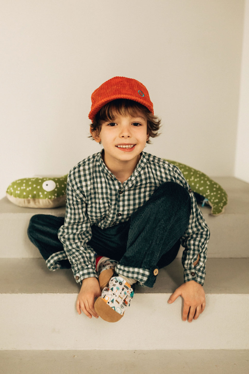 Pantoufles bleues pour enfants de la marque Blue Builders