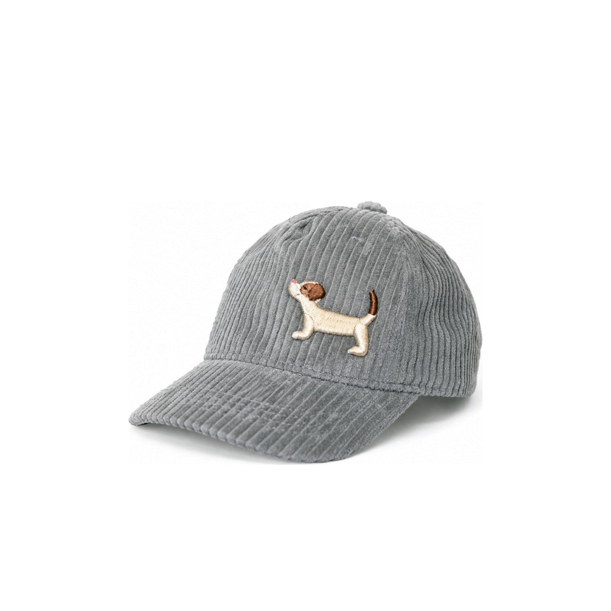 Cuddly Grey Kids Baseball Cap