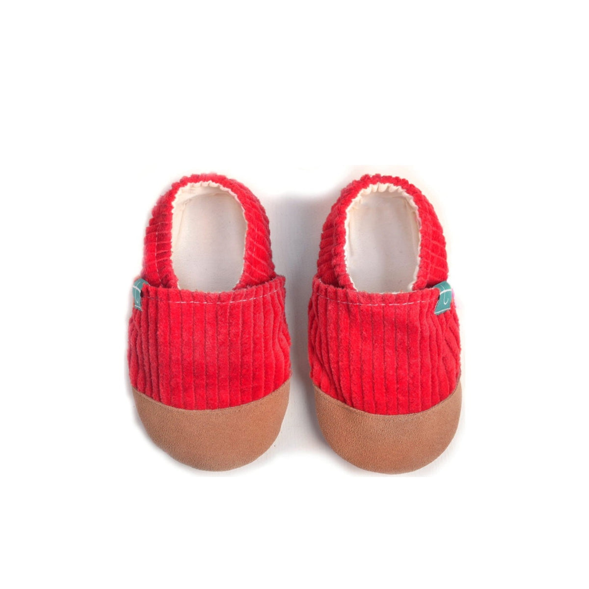 Cuddly Red Child Slippers