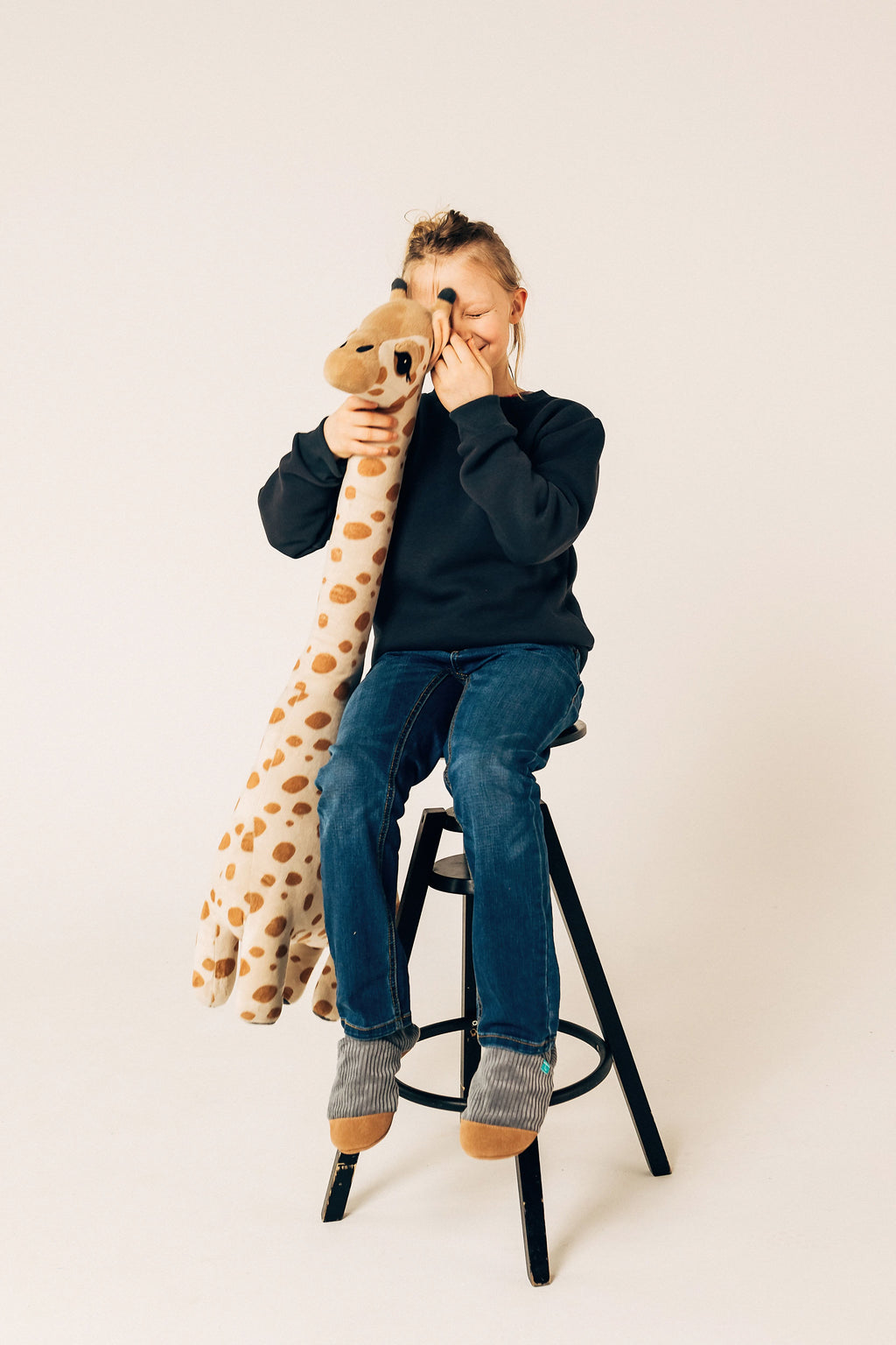 Cuddly Grey Child Slippers