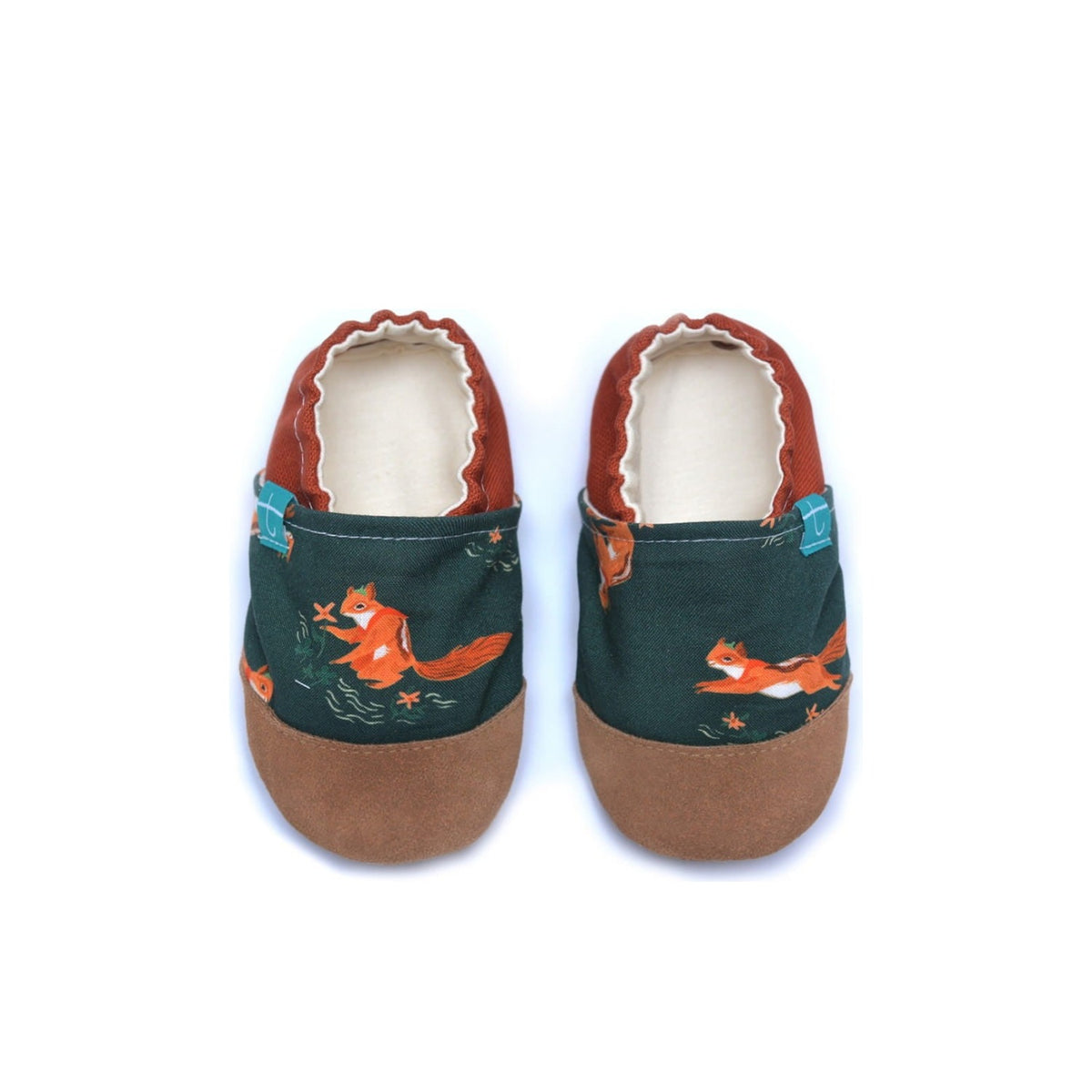 Forest Squirrels Child Slippers