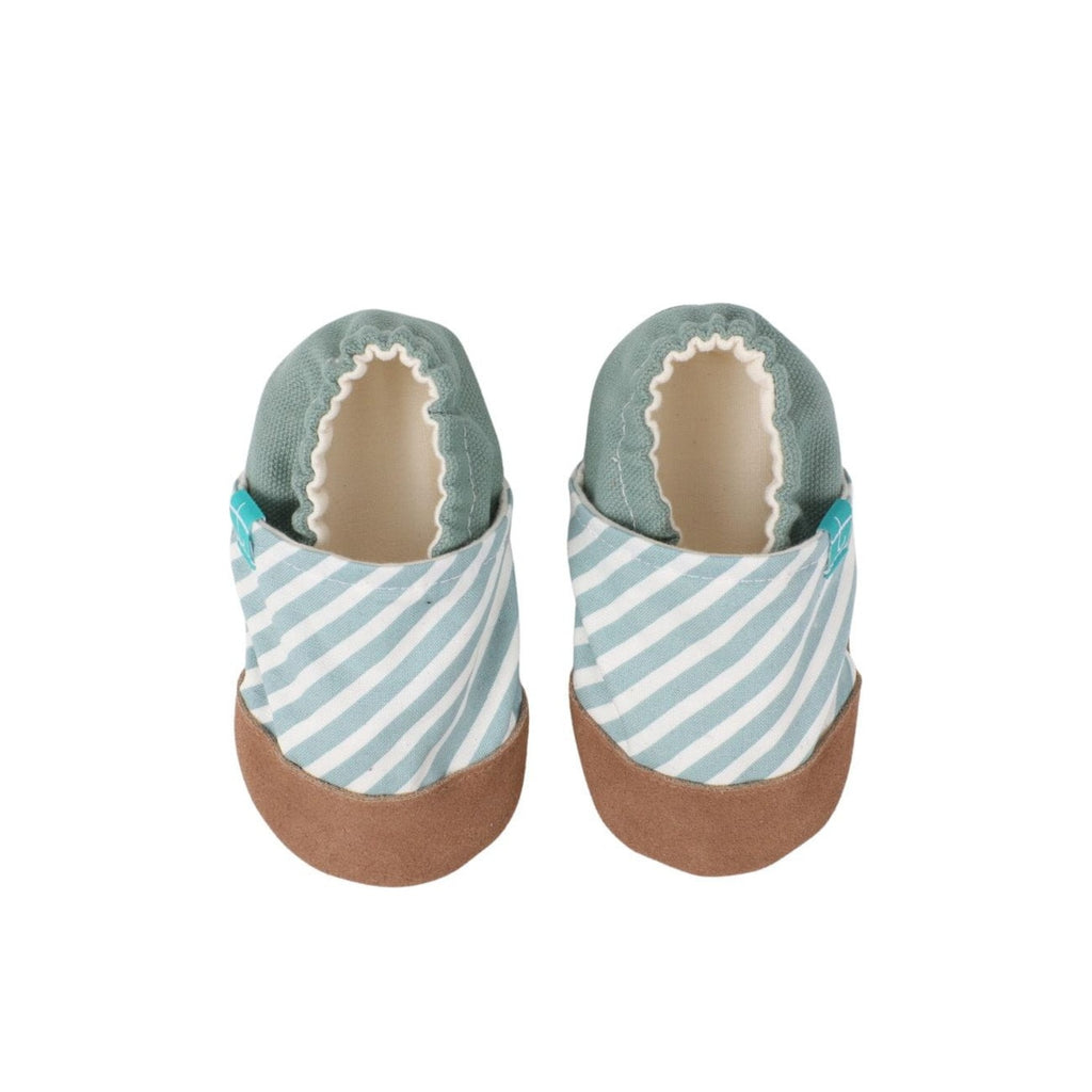 GREEN CANDY CANE Child Slippers