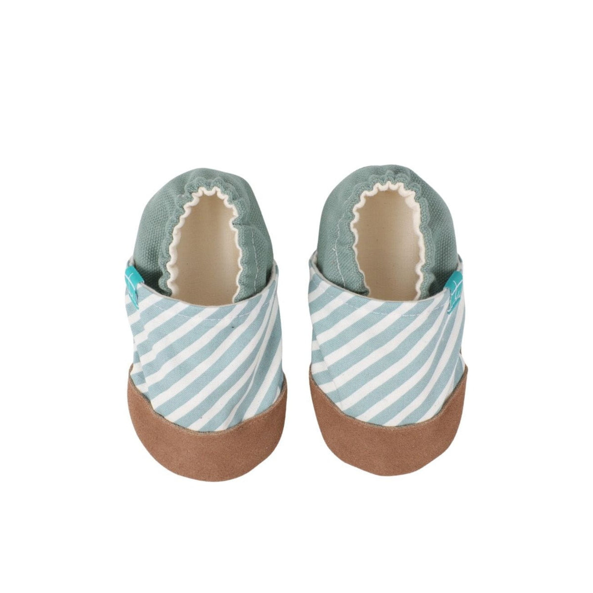 GREEN CANDY CANE Child Slippers