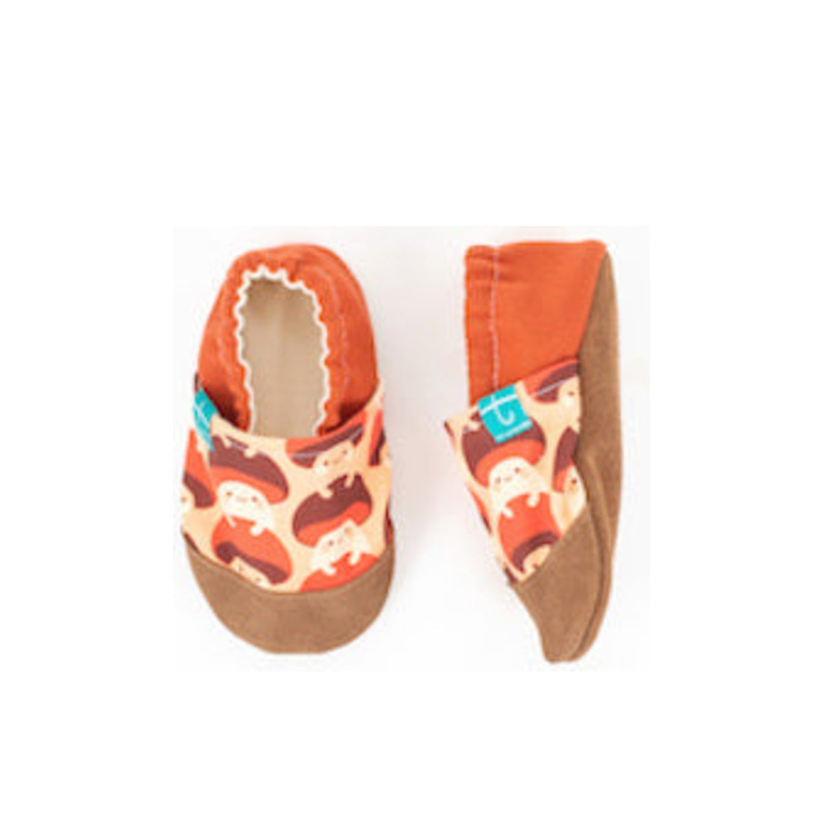 Chaussons souples Happy Mushrooms