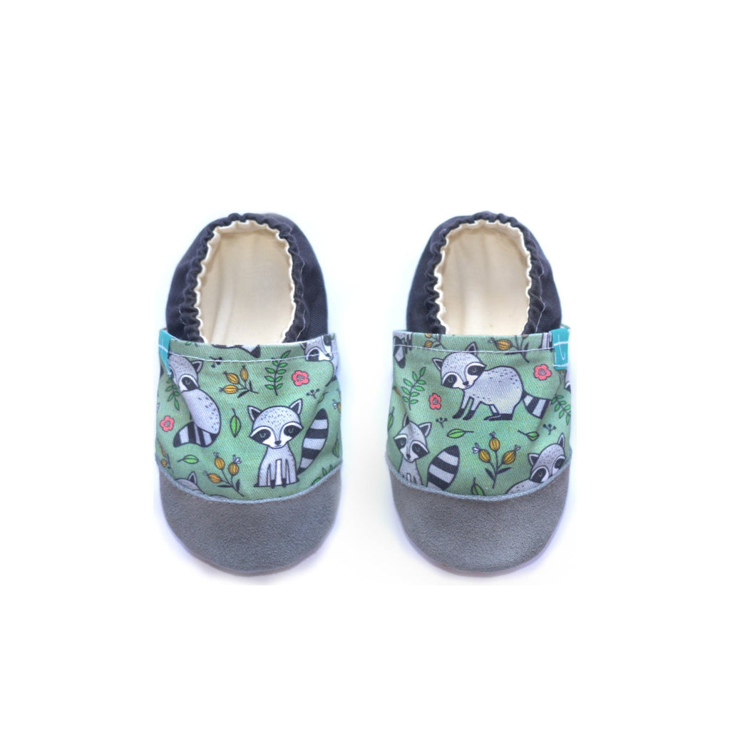 Happy Racoon Child Slippers