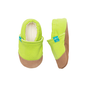 Pantoufles vert citron