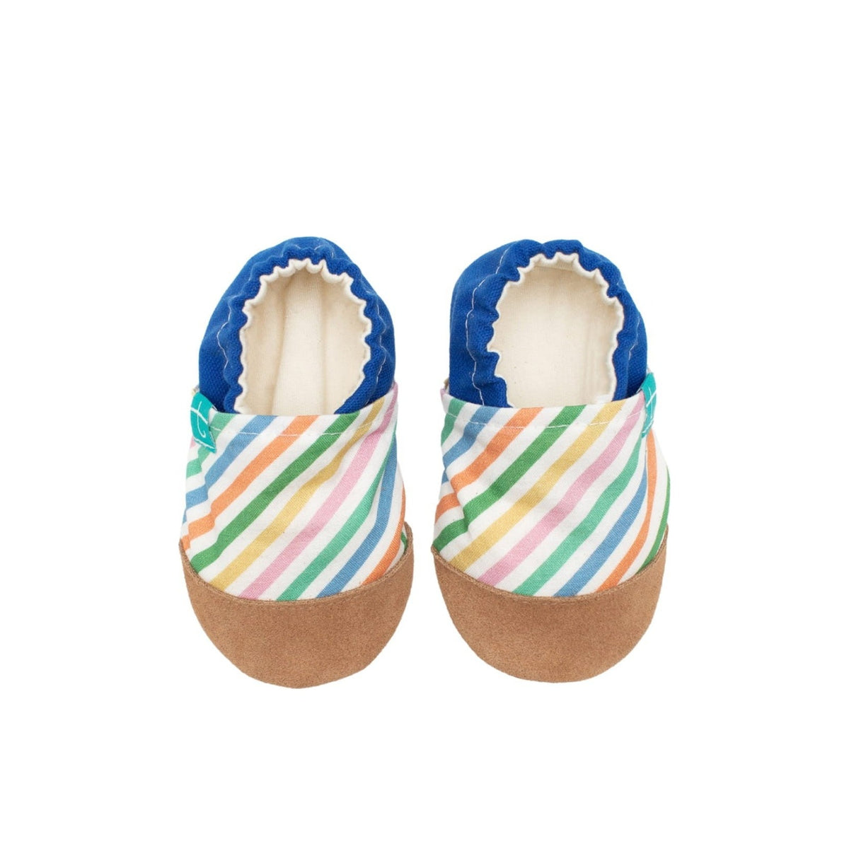 Rainbow Stripes Child Slippers