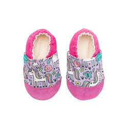 RAINBOW UNICORNS Slippers