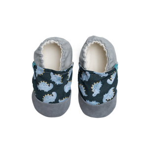 Blue Dino Slippers