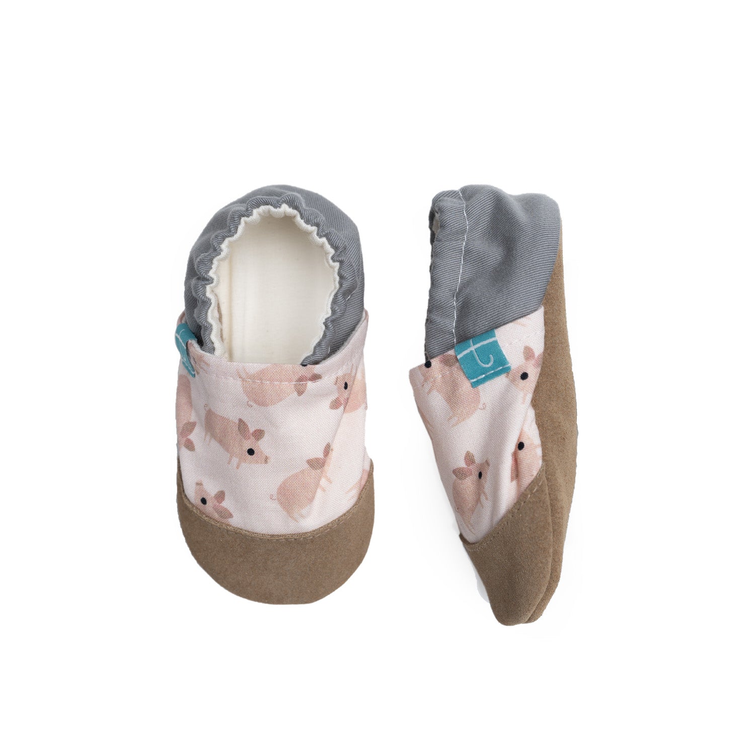 Pantoufles roses en forme de cochon