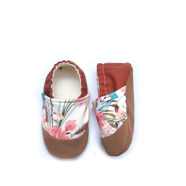 Vintage Flowers Child Slippers