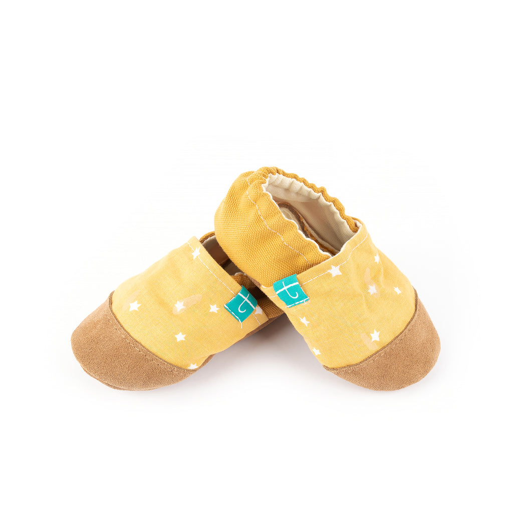 Goldene Sterne Kinderpantoffeln 