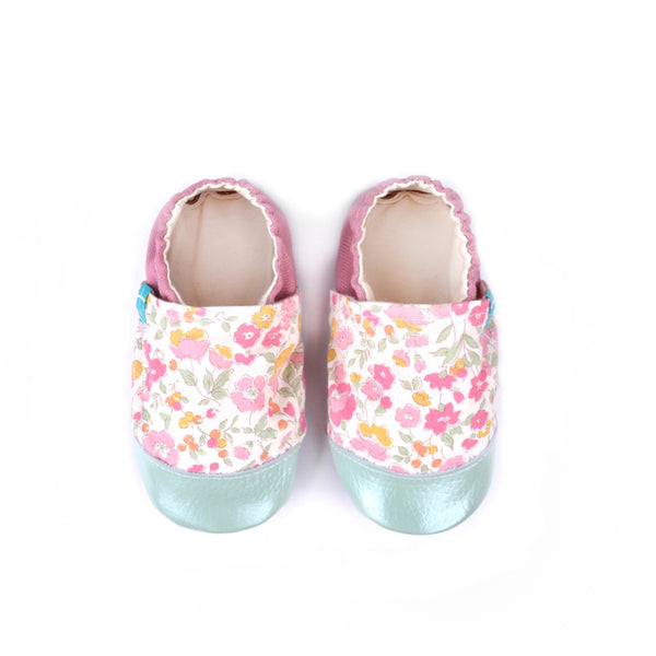 Pink Daisy Child Slippers