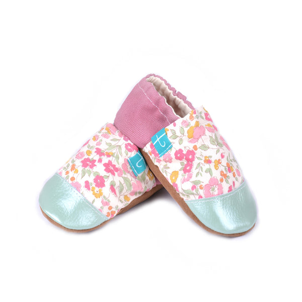 Pink Daisy Child Slippers