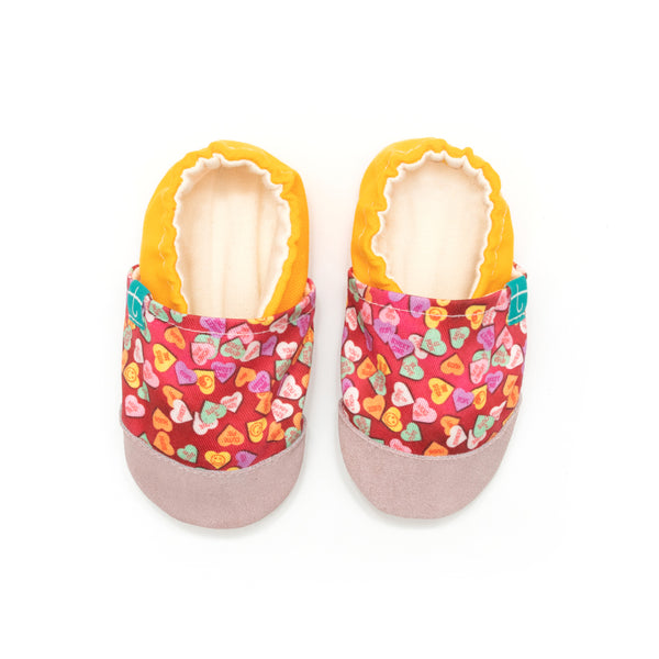 Candy Hearts Child Slippers