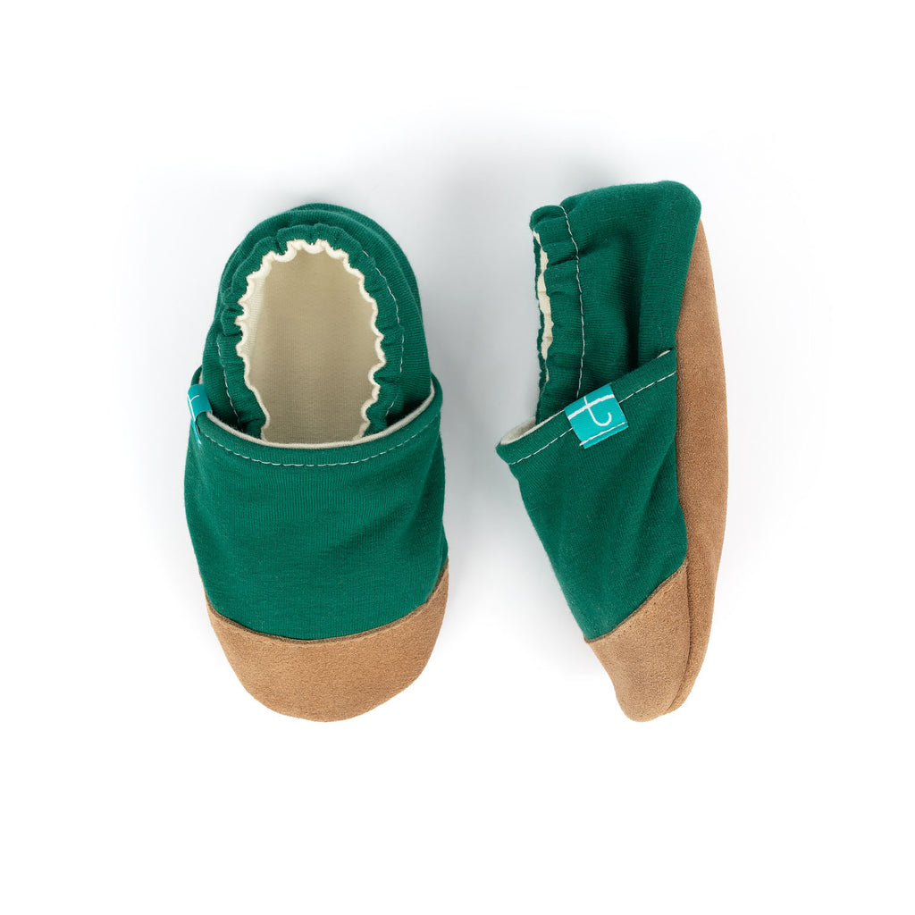 Chaussons souples Bottle Green
